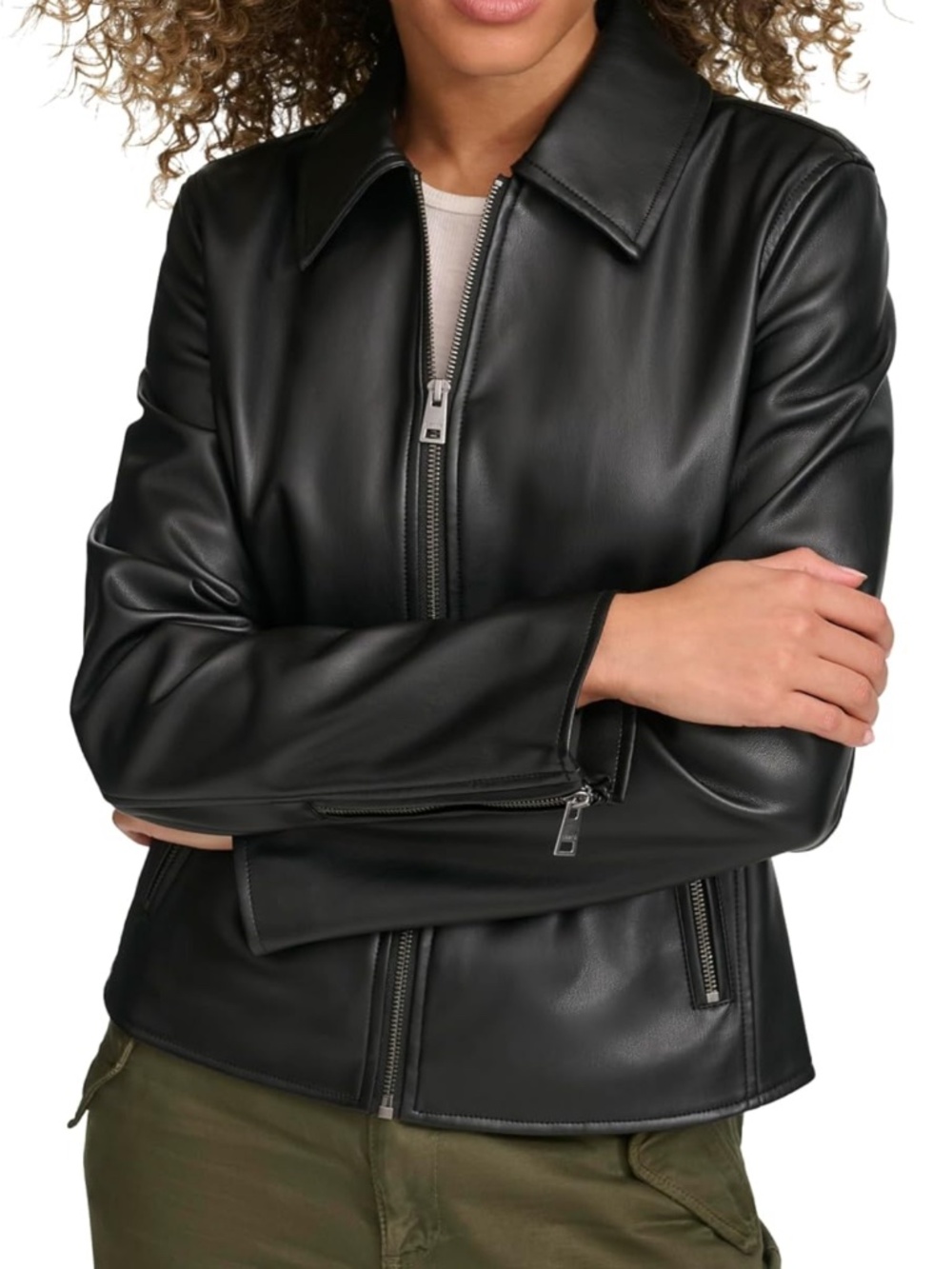 Levi's Women's Laydown Collar Racer Jacket Coat
